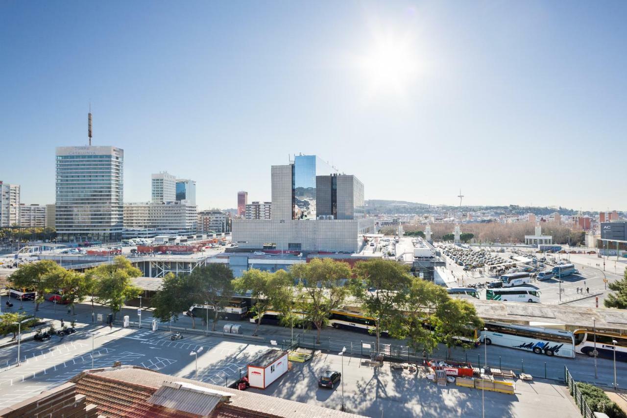 Sants Station Penthouse Apartment Barcelona Bagian luar foto